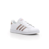 Grand Cours bambina white copper metal glow pink - ADIDAS BAMBINO | Boscaini Scarpe